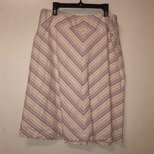 Banana Republic Skirt - Chevron Petite 4P